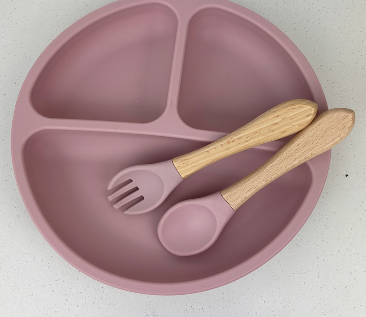 Wooden Handle Spoon and Fork Set
