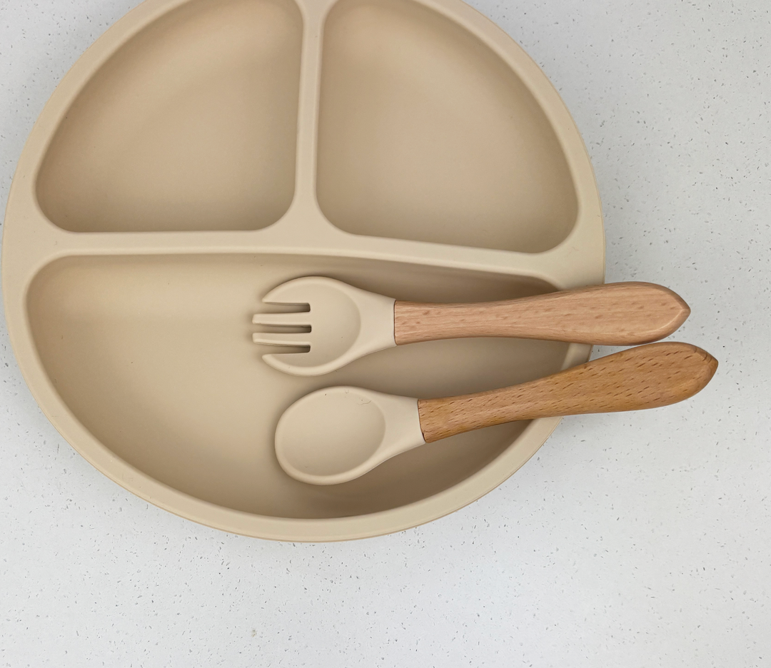 Wooden Handle Spoon and Fork Set