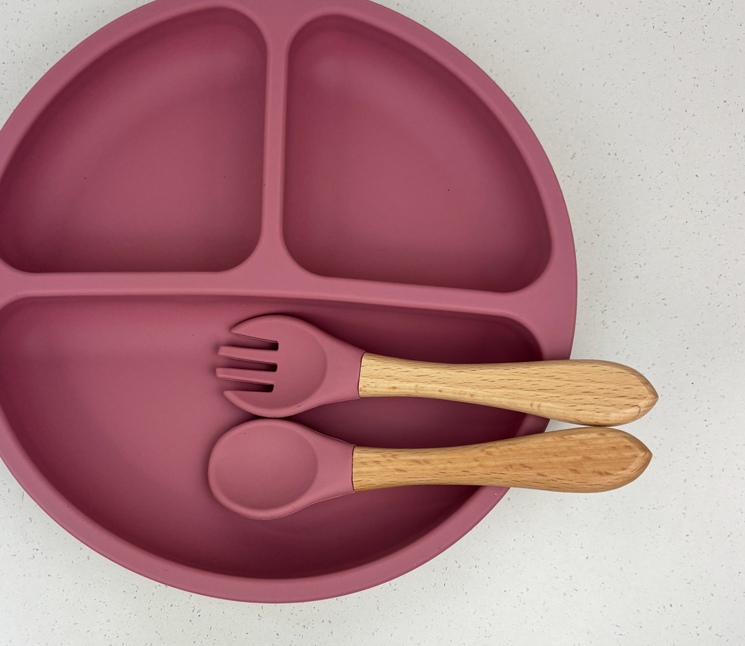 Wooden Handle Spoon and Fork Set